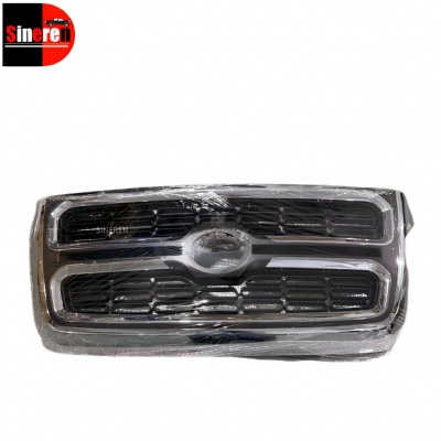 SINEREN Front Grille for Zhongxing Terralord 2016+ Chrome Black